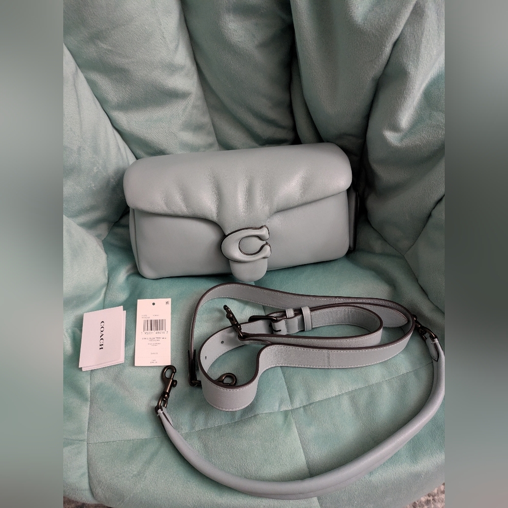 Coach Pillow Tabby 26 In Light Blue